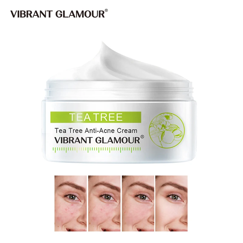 Крем для лица с Чайным Деревом VIBRANT glamor антиакне сужение пор контроль жирности