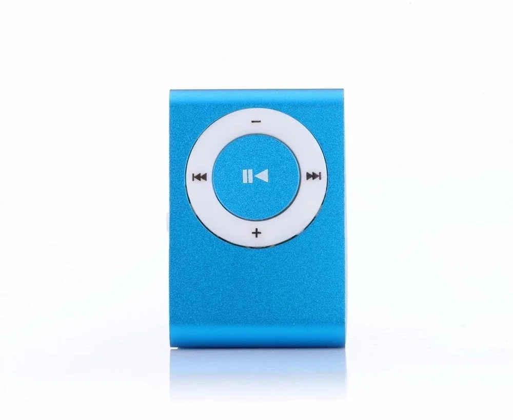 Портативный мини Mp3 музыкальный плеер Mp3 плеер Поддержка Micro TFCard слот USB MP3 S порт плеер USB порт с наушниками для Iphone - Цвет: Серый