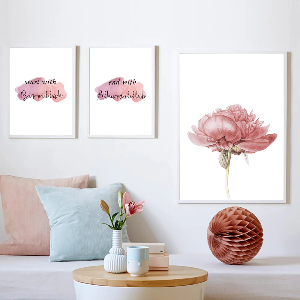 Настенные плакаты и принты в скандинавском стиле Современная Картина на холсте с