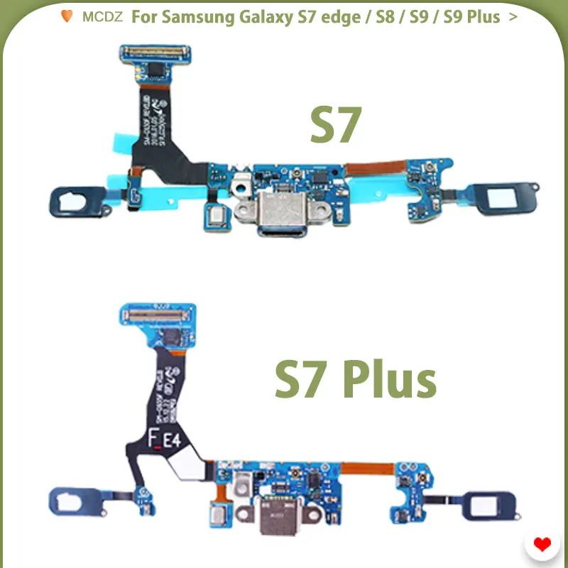 Новый гибкий кабель для samsung Galaxy S7 edge / S8 S9 Plus USB зарядное устройство разъем