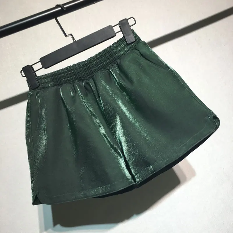 2019 Шорты розовые бархатные короткие feminino модные сексуальные облегающие