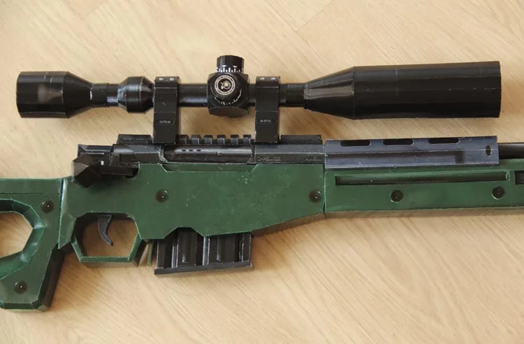 1 2 м 1:1 AWP снайперская винтовка 3D бумажная модель оружия пистолет пазл игрушка