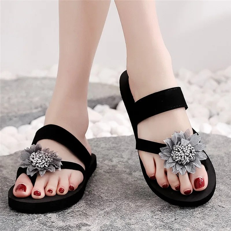 2020 г. Новые Тапочки Летние вьетнамки с цветами пляжные дышащие сандалии обувь на