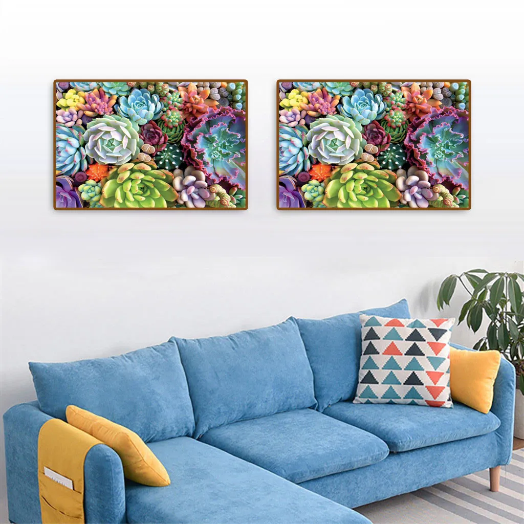 Пазл суккулентные растения 1000 шт. головоломка для взрослых и детей Семейная Игра