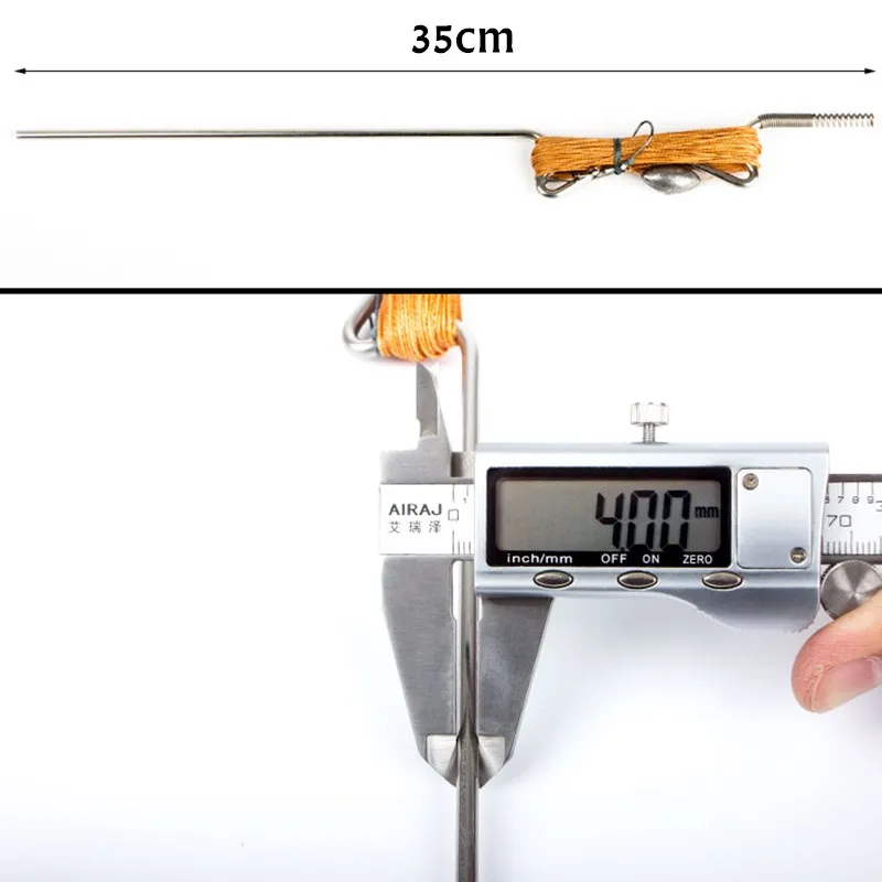 Автоматический рыболовный крючок рыболовная леска из нержавеющей стали с