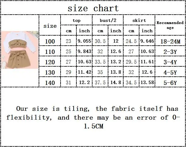 

Kids Baby Girls Summers Full Sleeve Patchwork Packet Thin Cool Tops Coat Belt Skirts Buttons Toddler Children Clothes Sets 2pcs