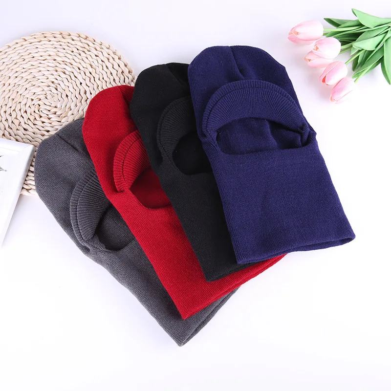 Зимняя ветрозащитная шапка с капюшоном велосипедные вязаные шапки на все лицо