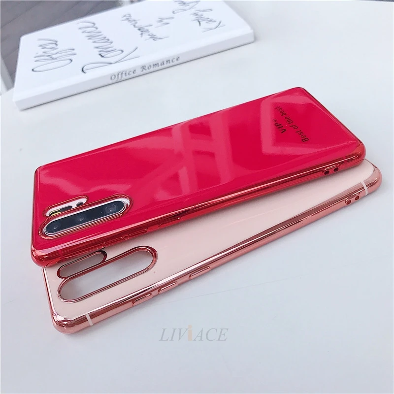 Роскошный мягкий чехол из ТПУ с покрытием для huawei p30 pro p20 lite mate 20 30 honor 9 10 lite 8x p smart y9 nova 3 3i силиконовый чехол