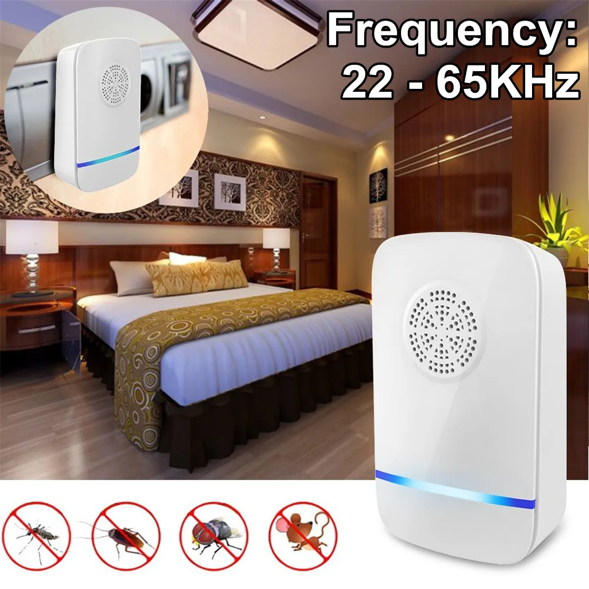 

Electric Fly Trap Ultrasonic Pest Repeller Mosquito Repellent Traps Mice Rat Rodent Anti Moustique Pest Insect Control Repeller