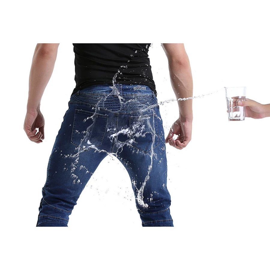 Мужские мотоциклетные джинсы водонепроницаемые и непромокаемые новые с