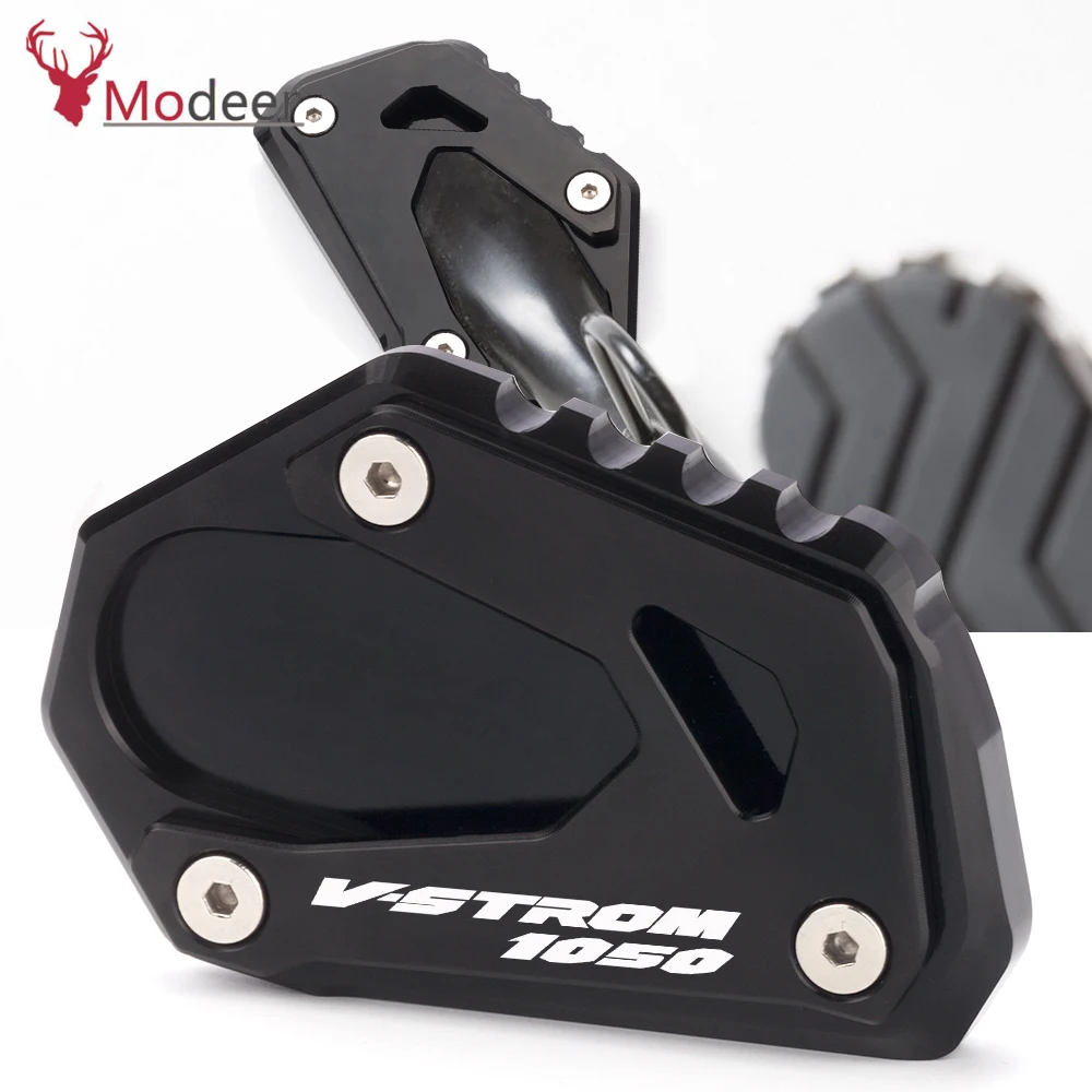 

Motorcycle Foot Side Stand Extension Kickstand Pad Plate Anti-slip For Suzuki V strom 1050 VSTROM1050 V-strom 1050XT Vstrom