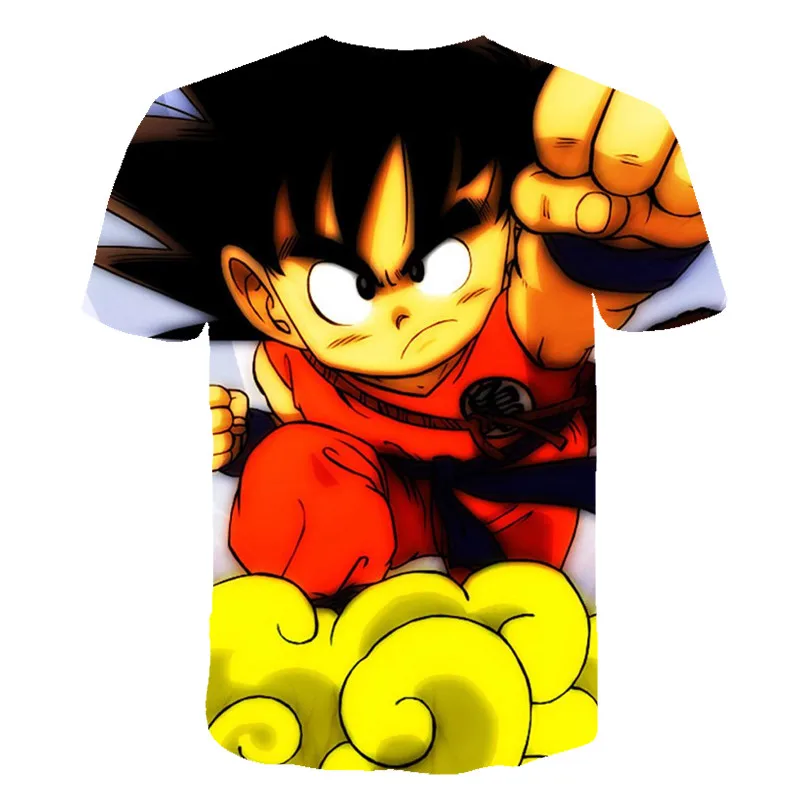 Новинка года, Детская футболка с 3d принтом Dragon Ball DBZ Bulma Super Saiyan vegeta футболка с японским аниме летняя модная детская футболка