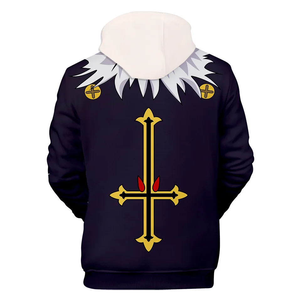 

Аниме толстовки Hunter X Hunter мужские женские пуловеры оверсайз Толстовка свитшоты Killua Zoldyck Hisoka толстовки Топы повседневные Harajuku