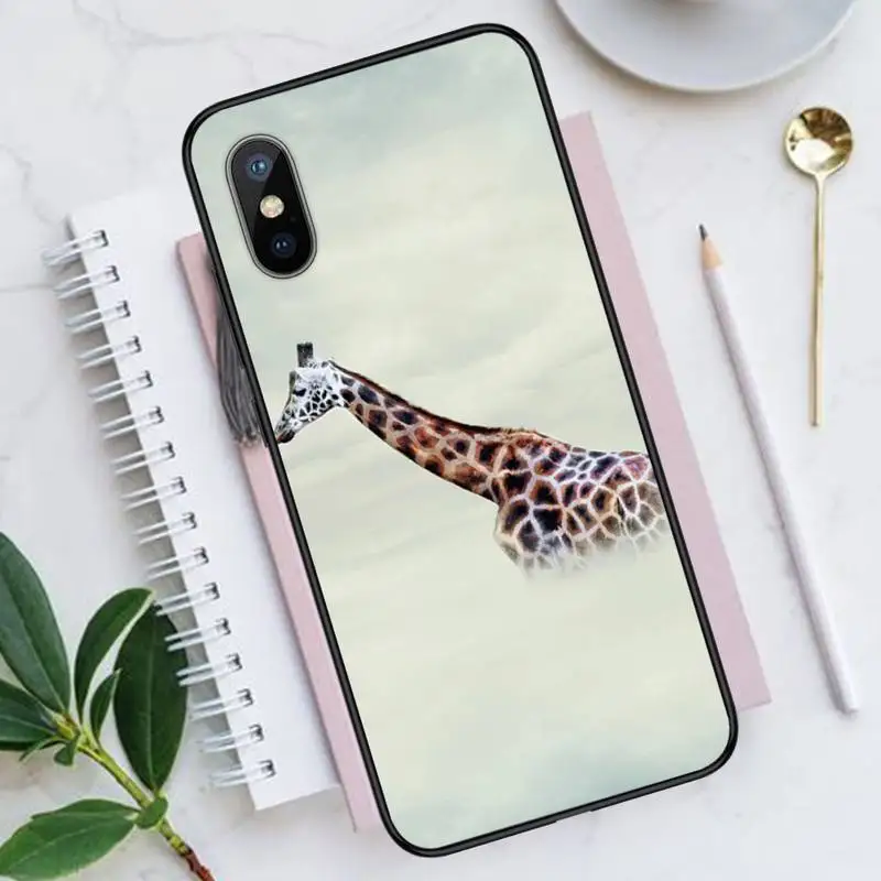 

Cute animal giraffe Phone Case for iPhone 11 12 mini pro XS MAX 8 7 6 6S Plus X 5S SE 2020 XR Luxury brand shell funda