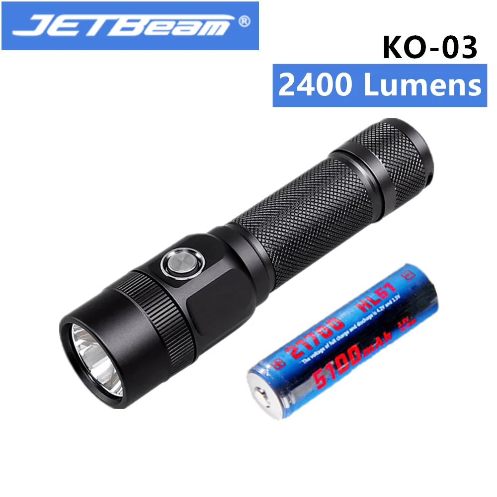 値段 Jetbeam Ko-03懐中電灯edcハイパワーled 2400LMトーチ充電式led 21700自己防衛マグネット懐中電灯