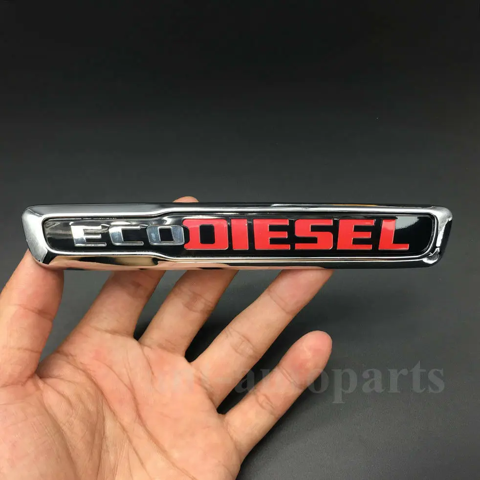 

Eco Diesel Nameplate Emblem Car Trunk Fender Badge Decal Sticker