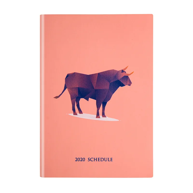 For Cattle Kawaii записная книжка-органайзер планировщик Органайзер B6 дневник расписание Сетка Журнал милые животные записная книжка назад в школу путешествия Handboo - Цвет: For Cattle