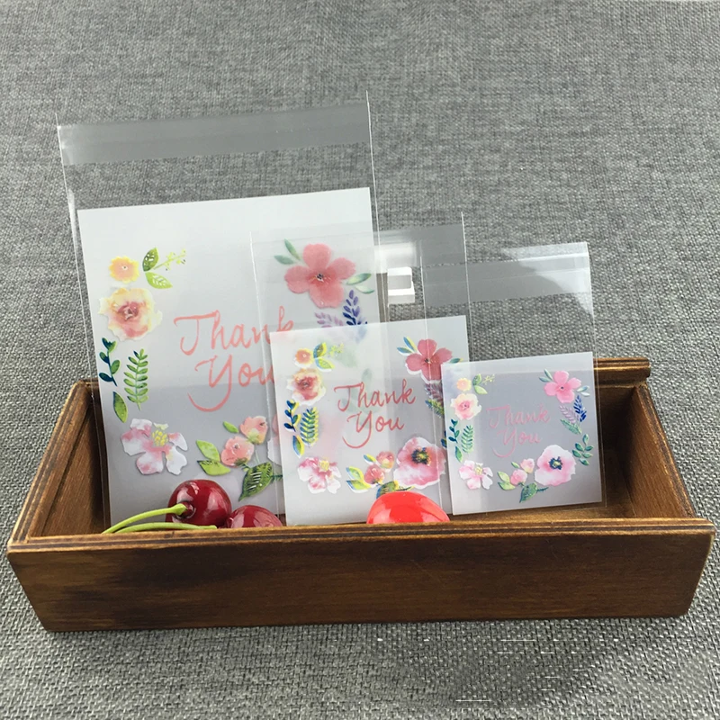 100 шт. пластиковые пакеты для бисквитов|Подарочные сумки и упаковка| |