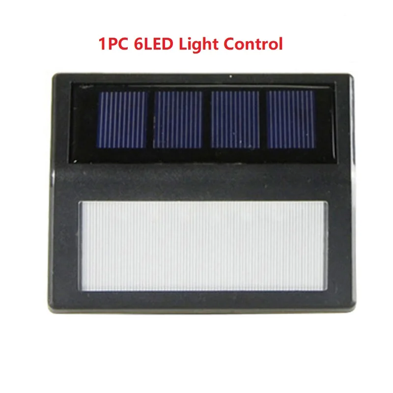 1PC 6LED 1, 6 штук в партии, 30/40 светодиодный солнечный светильник движения PIR Сенсор Перезаряжаемые светодиодный Солнечный настенный светильник на открытом воздухе Водонепроницаемый шланг для полива огорода, двора, лампы - Испускаемый цвет: 1PC 6LED