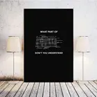 Забавная архитектурная футболка с инженерным рисунком, Подарочный холст, настенные художественные принты, обернутые для украшения стен дома