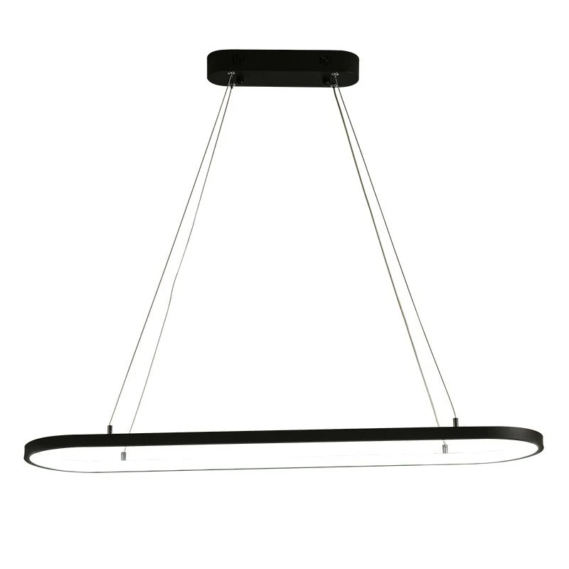 

Rectangle Modern Led Pendant Lamps for Living Room Restaurant Bedroom Decorative Pendant Light Lamparas AC85-260V remote control