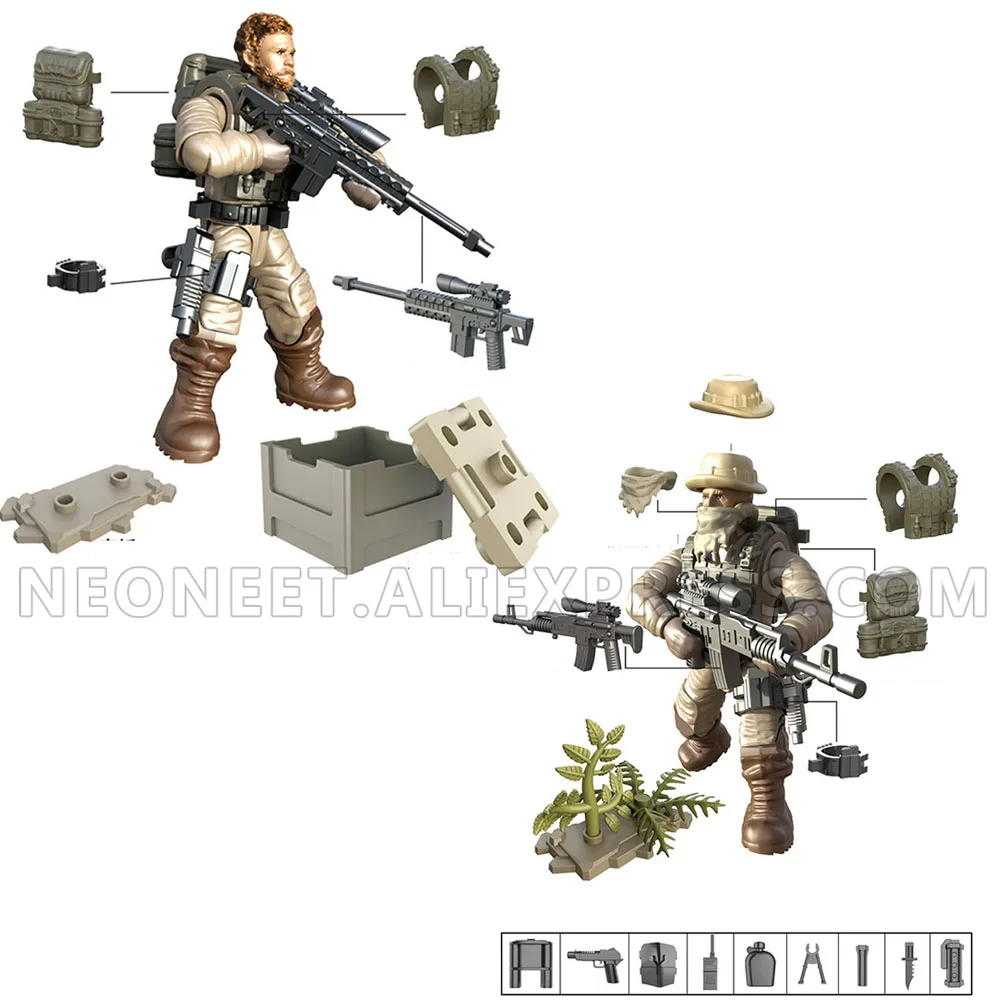 Совместимость Call Of Mini военные службы специальных полиции SWAT Солдат Цифры армии