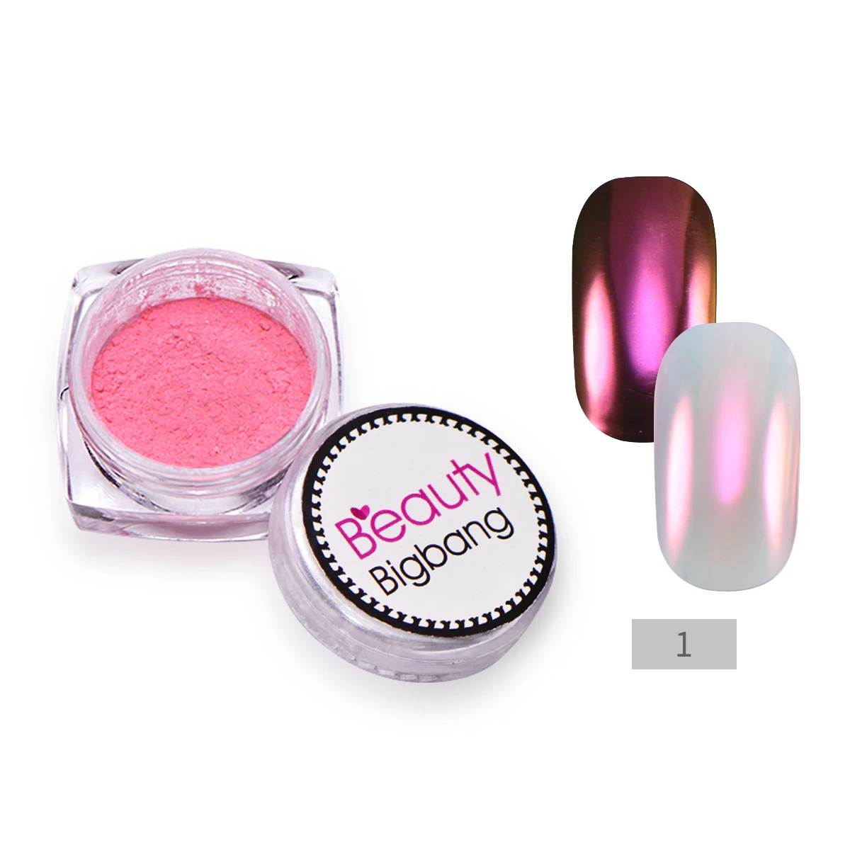 BeautyBigBang лак для ногтей Радужный порошок 0 2 г дизайн блестящее градиентное