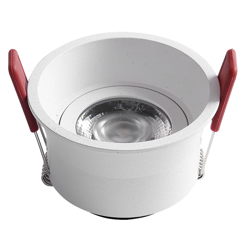 Ángulo ajustable profundo Anti-reflejos LED COB Downlight empotrable 5W 7W 12W 15W LED blanca redonda foco de techo Pic Background