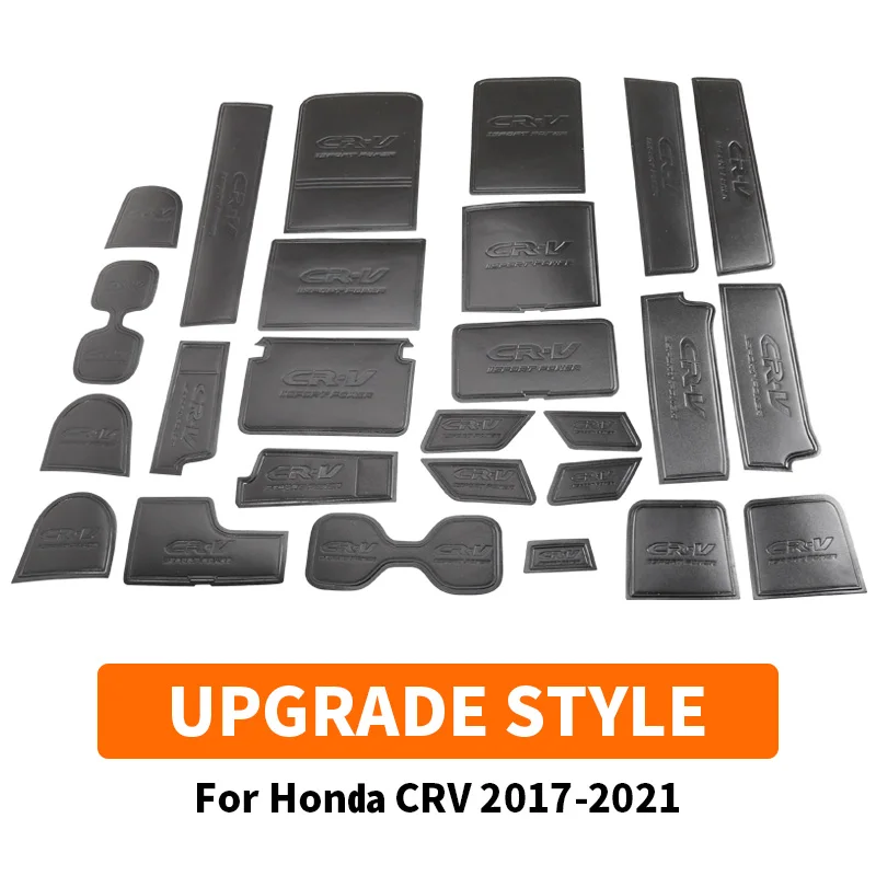 

Для Honda CRV CR-V 2017 18 19 2021 водная подставка слот-коврик для двери Кожаная подставка аксессуары для украшения интерьера