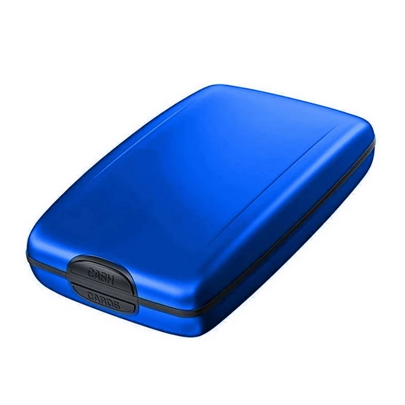

New Aluminum Metal Bankcard Blocking Hard Case Wallet Credit Card Anti-RFID Scanning Protect Holder for Men and Women