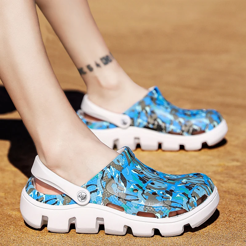 Мюли быстросохнущие для мужчин и женщин повседневные шлепанцы дома пляжа