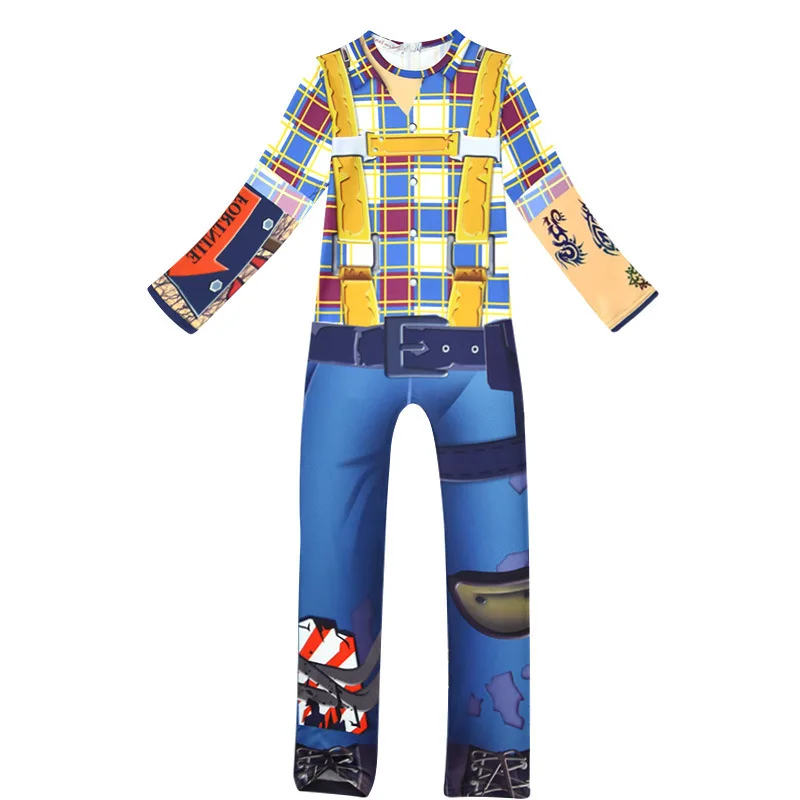 Новый Цельный Детский комбинезон на бретельках для Хэллоуина костюмированной