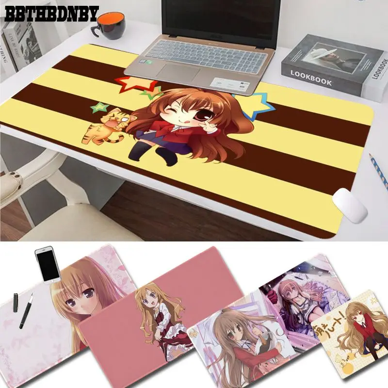 

FHNBLJ Trendy Toradora Taiga Aisaka large gaming mousepad L XL XXL gamer mouse pad Size for for overwatch/csgo/world of warcraft