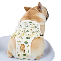 law fighting physiological pants bulldog diaper cartoon print cotton sanitary pug underwear corgi briefs pet dogs products