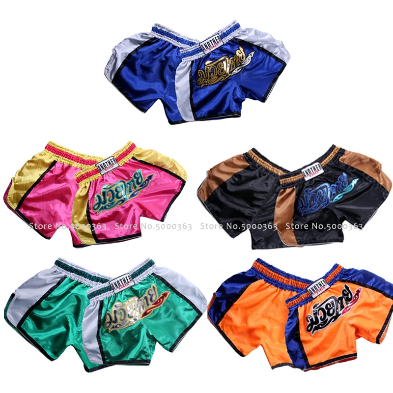 Мужские Kick Boxing Bjj брюки для бокса мальчиков MMA шорты борьбы женские кикбоксинг