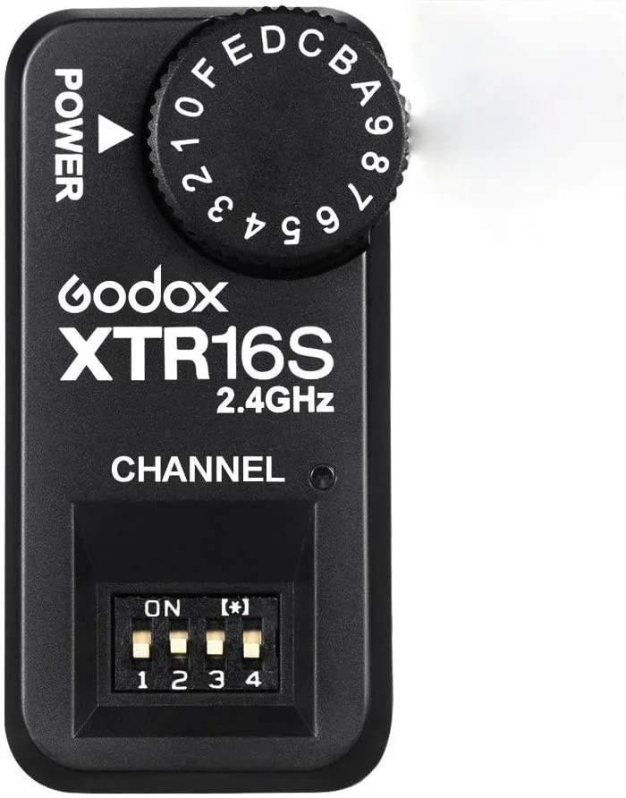 

GODOX XTR-16S 2.4G Wireless Power-Control Flash Trigger Receiver for Godox Ving Camera Flash V850 V860 (XTR16S)