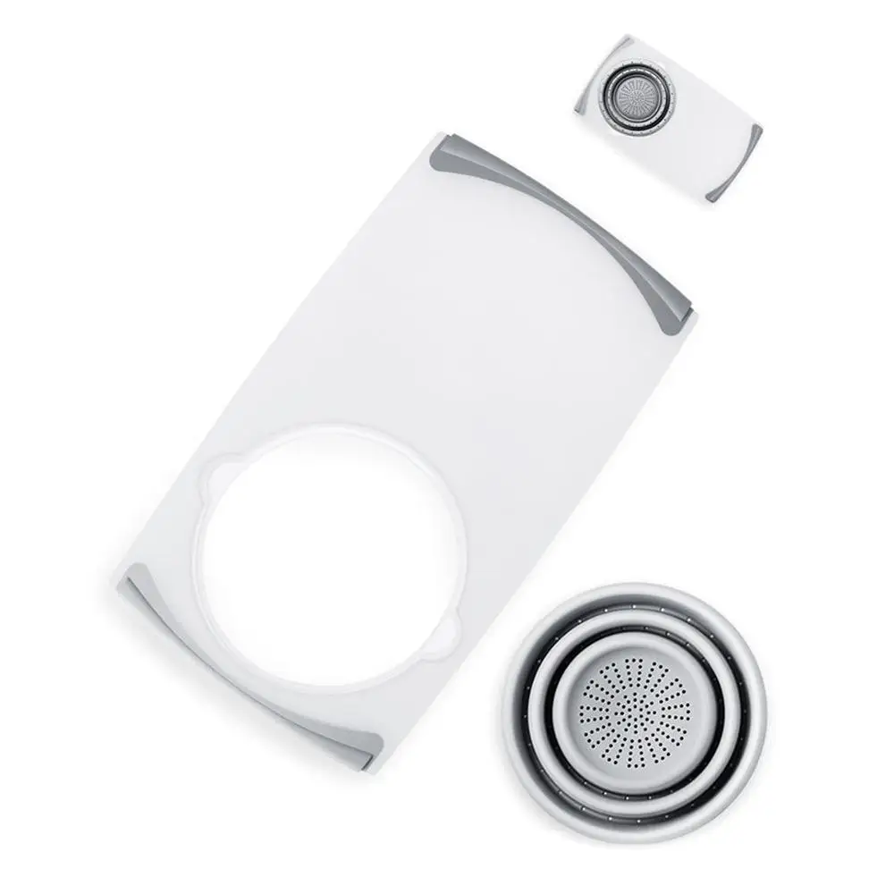 Инновационная многофункциональная 3 в 1 разделочная доска Съемная складная