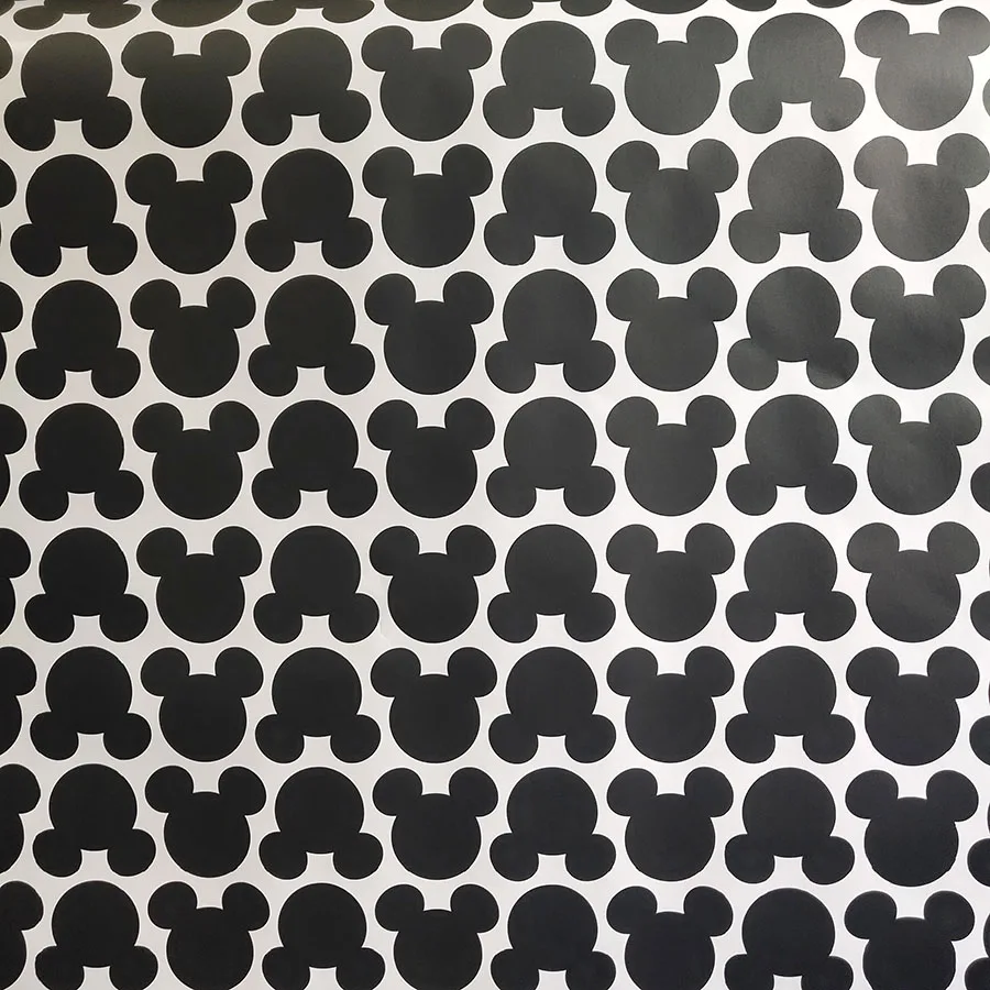 80 шт./компл. 6 см форма головы узорная Настенная Наклейка для детской комнаты