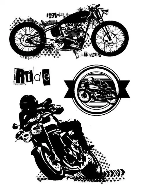 Прозрачные штампы для мотоциклов скрапбукинга/изготовления карт/рождественские