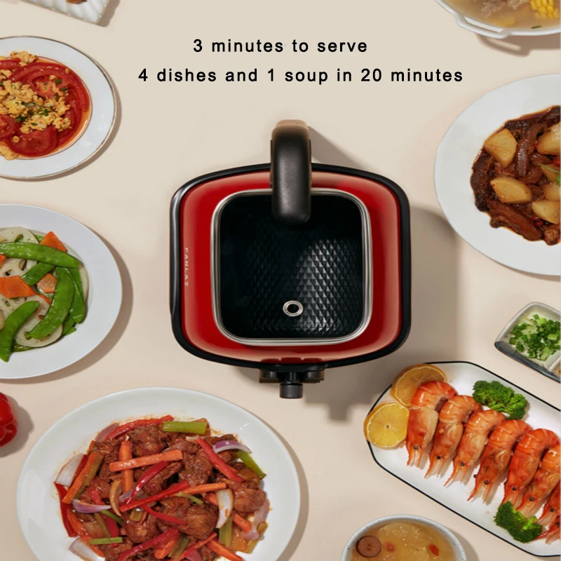 Automatic Cooking Machine Rice Frying Wok Intelligent Robot Household Kitchen Tools |
