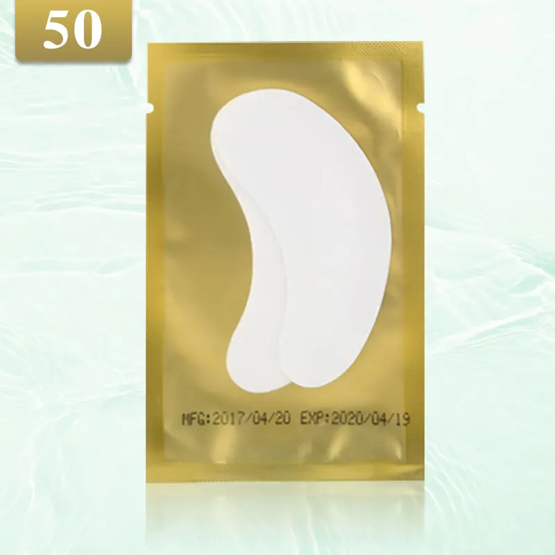 50 Pairs GJLash 30/50/100/200 пар/лот наращивание ресниц накладки для глаз под патчи для ресниц наращивание ресниц макияж инструменты поддержка OEM для наращивания ресниц наращивание ресниц - Цвет: 50 Pairs