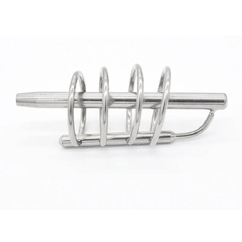 stainless steel metal 4 rings urethral sounds male dilator penis plug probe Expandable massager BDSM insert sex toy for men | Красота и