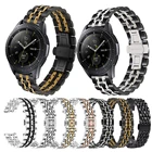 Ремешок из нержавеющей стали для Samsung Galaxy Watch 42 мм 46 мм Active 2 Gear S2 S3, металлический браслет для Huawei Watch gt2, 20 мм 22 мм