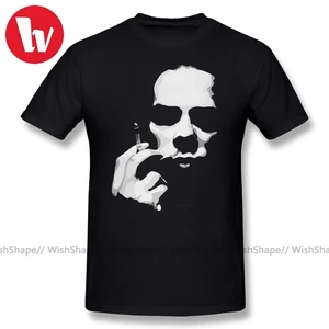 Футболка Nick Cave, Мужская футболка с принтом черепа, футболка с коротким рукавом большого размера плюс, Классические летние повседневные футболки размера плюс