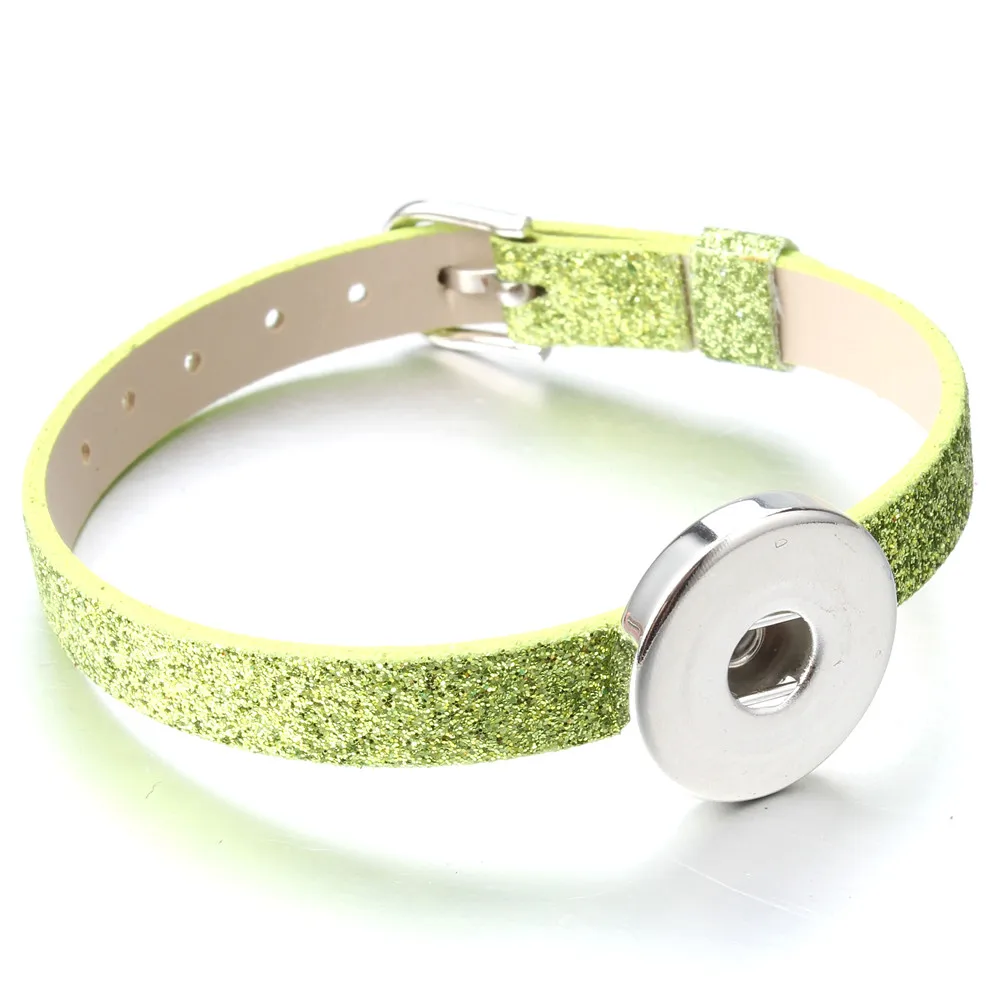 Лидер продаж кожаный браслет с кнопками-застежками 2 шт./лот оснастки из