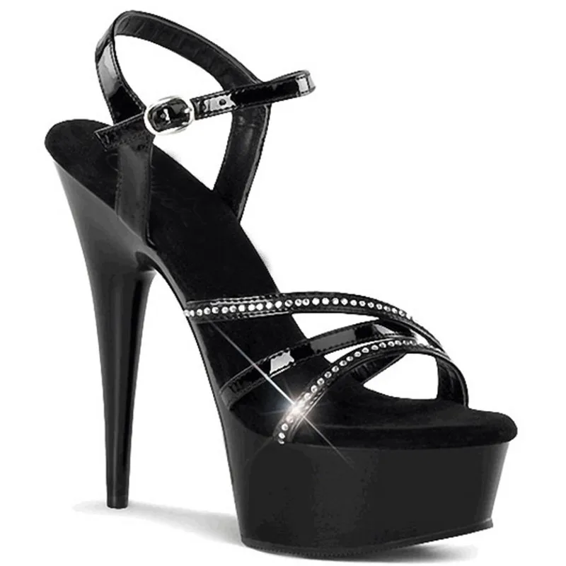 Женские туфли с кристаллами 15 см очень высокие для танцев | Спорт и развлечения