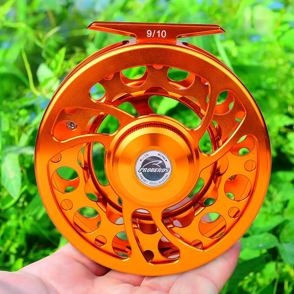 

PRO BEROS Fly Fishing Reel 5/7-7/9-9/10 WT Aluminum Alloy Fly Wheel CNC Machine Left&Right Handle Casting Fishing Tackle