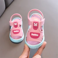 baby boys girls sandals infant toddler shoes 2021 summer soft soled fashion word children sports casual beach sandals kids shoes