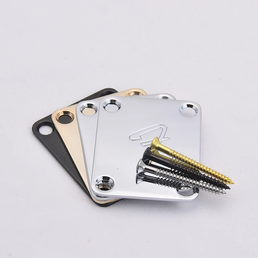 

1Set Electric Guitar /Bass Neck Plate / Neck Joint Plate Board 4 Screws