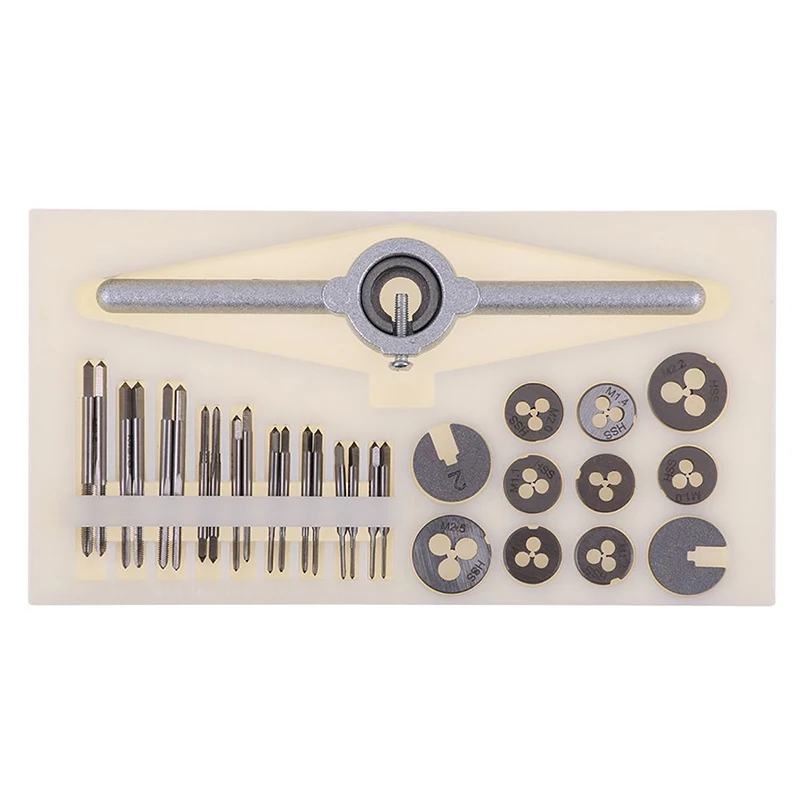 

1PC Portable Tap And Die Set Of 31 Mini Taps Die Tool Set Tap Combination Set Multi-functional Combination Set
